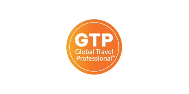 GTP Global Travel Professional certification badge, issued by GBTA